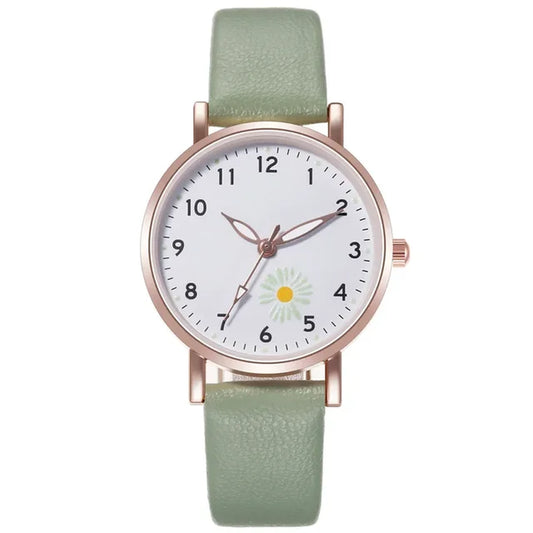 Trendy Ladies Wrist Watches Luminous Women Simple Watches Casual Leather Strap Quartz Watch Clock Montre Femme Relogio Feminino