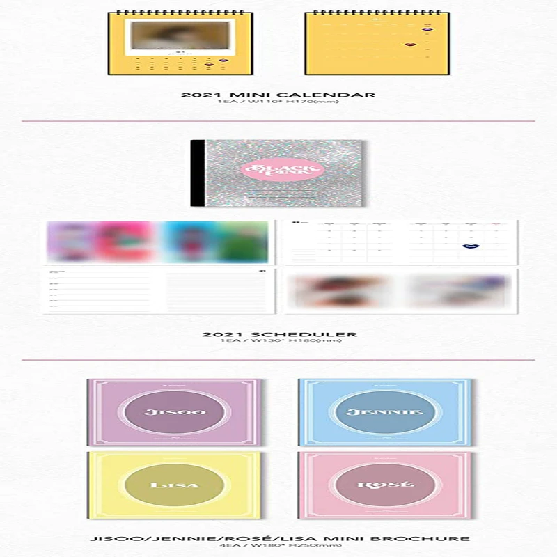 Blackpink - 2021 Season's Greetings [Pre Order] Extra Decorative Stickers, Photocards