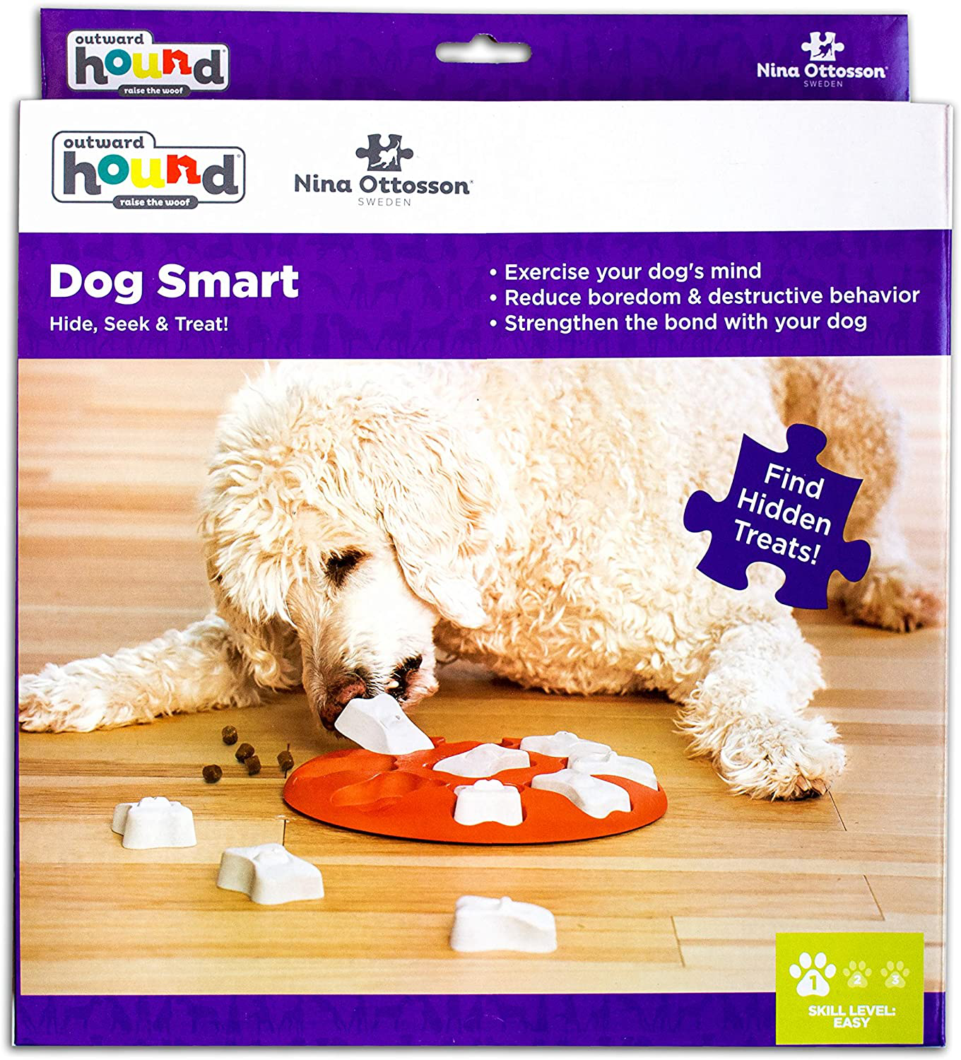 Outward Hound Nina Ottosson Interactive Puzzle Game Dog Toys