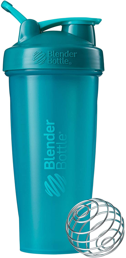 Blenderbottle Classic Shaker Bottle Perfect for Protein Shakes and Pre Workout, 28-Ounce, Coral