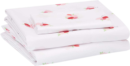 Amazon Basics Kid's Sheet Set - Soft, Easy-Wash Lightweight Microfiber - Twin, Azure Blue