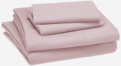Amazon Basics Kid's Sheet Set - Soft, Easy-Wash Lightweight Microfiber - Twin, Azure Blue