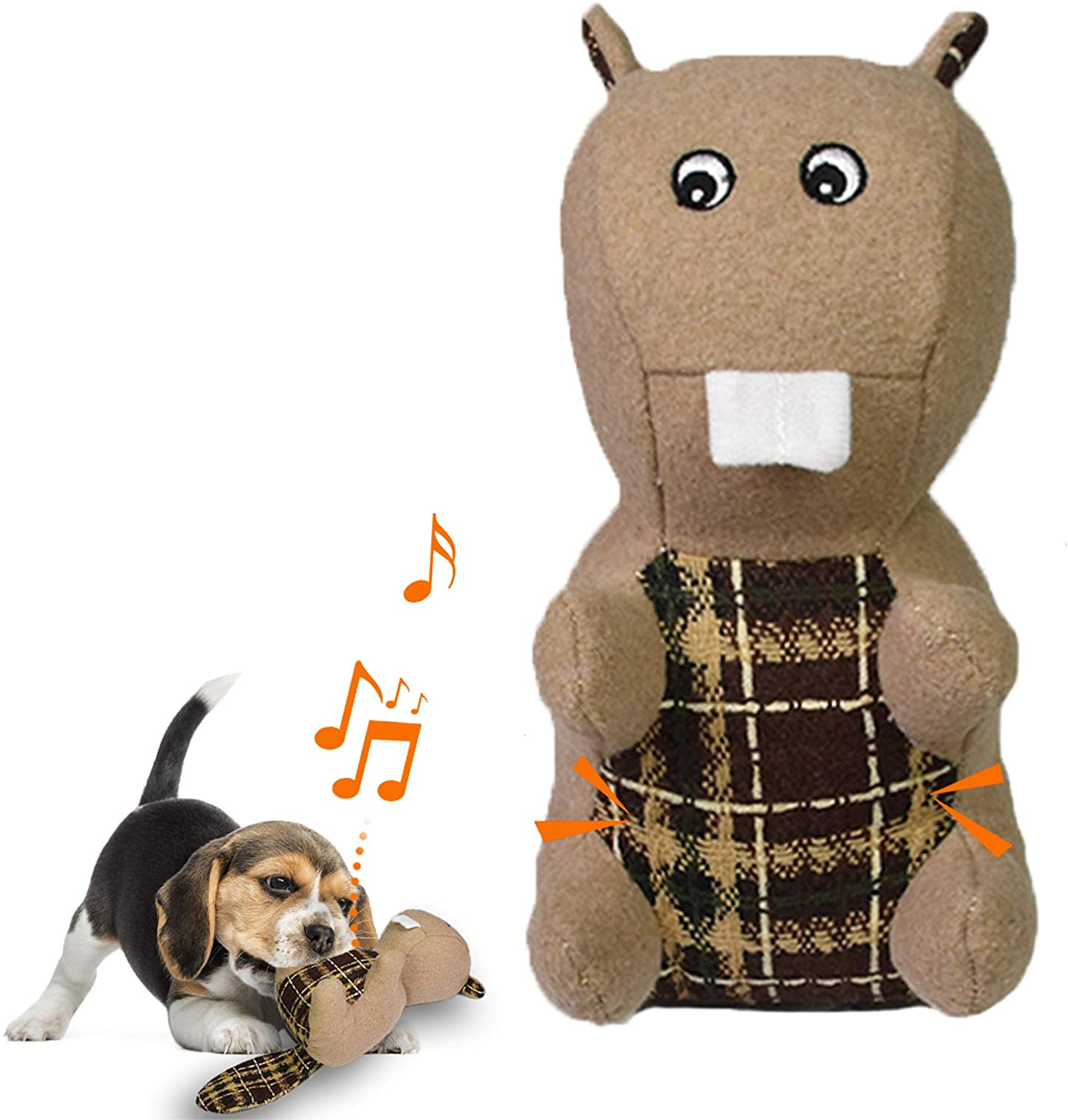 Pokeling Dog Toys, Dog Squeak Toys, Dog Toys Plush, Squeaky Dog Toys, Dog Stuffed Animals Toy, Interactive Toys for Chewers, Chewing and Durable Toys for Puppy Dogs and Medium Dogs, Dog Toy Unicorn