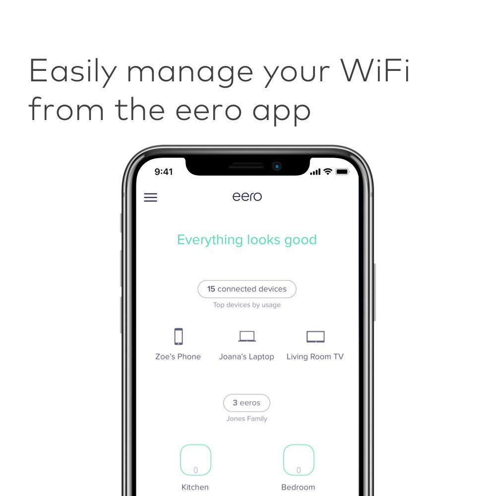 Amazon eero mesh WiFi system – router replacement for whole-home coverage tete