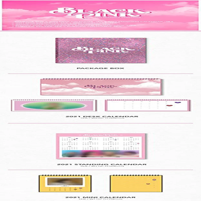 Blackpink - 2021 Season's Greetings [Pre Order] Extra Decorative Stickers, Photocards
