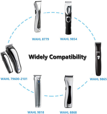 Charger for Wahl 9818L 9818 9888L 9854L 9876L Groomer Clipper S004mu0400090 9854-600 97581-405 9867-300 79600-2101 97581-1105 Replacement Wahl Shaver Trimmer Power Cord 4V Compatible 4.2V