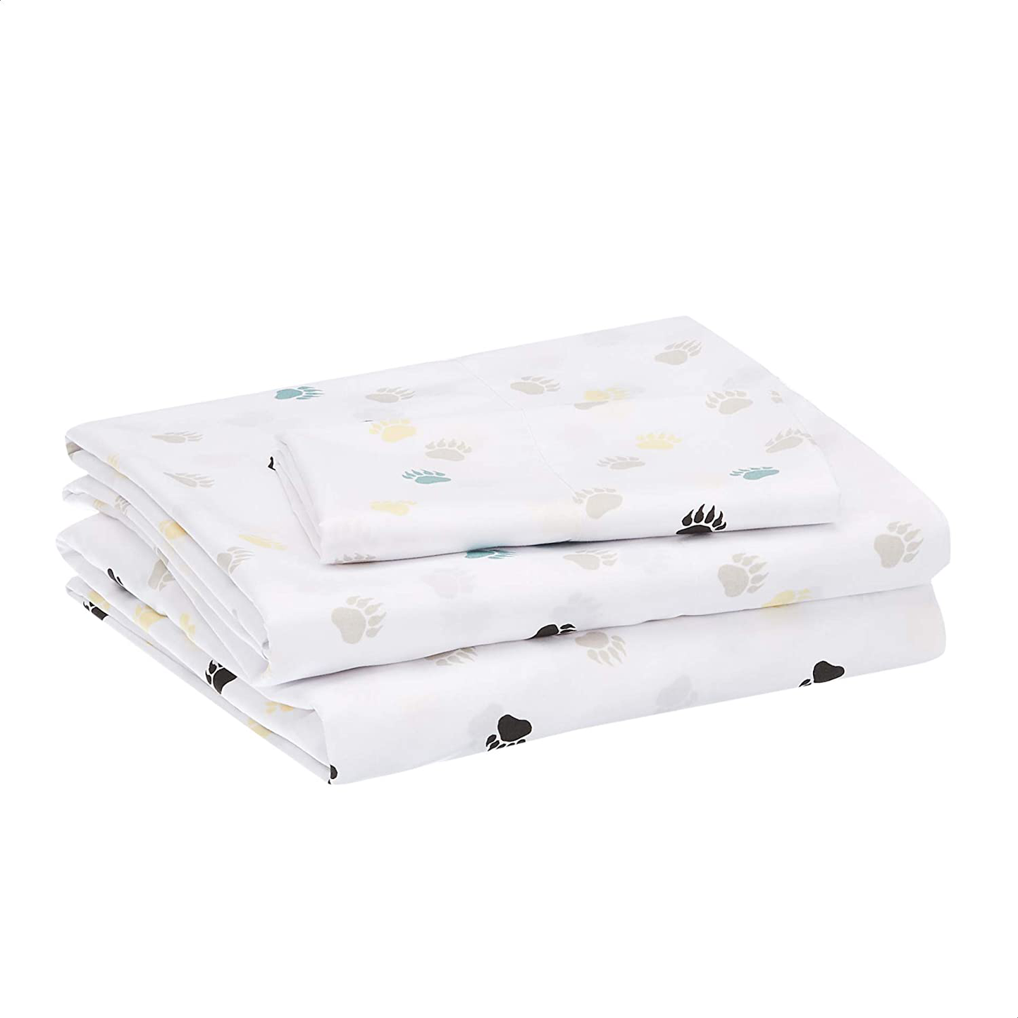 Amazon Basics Kid's Sheet Set - Soft, Easy-Wash Lightweight Microfiber - Twin, Azure Blue