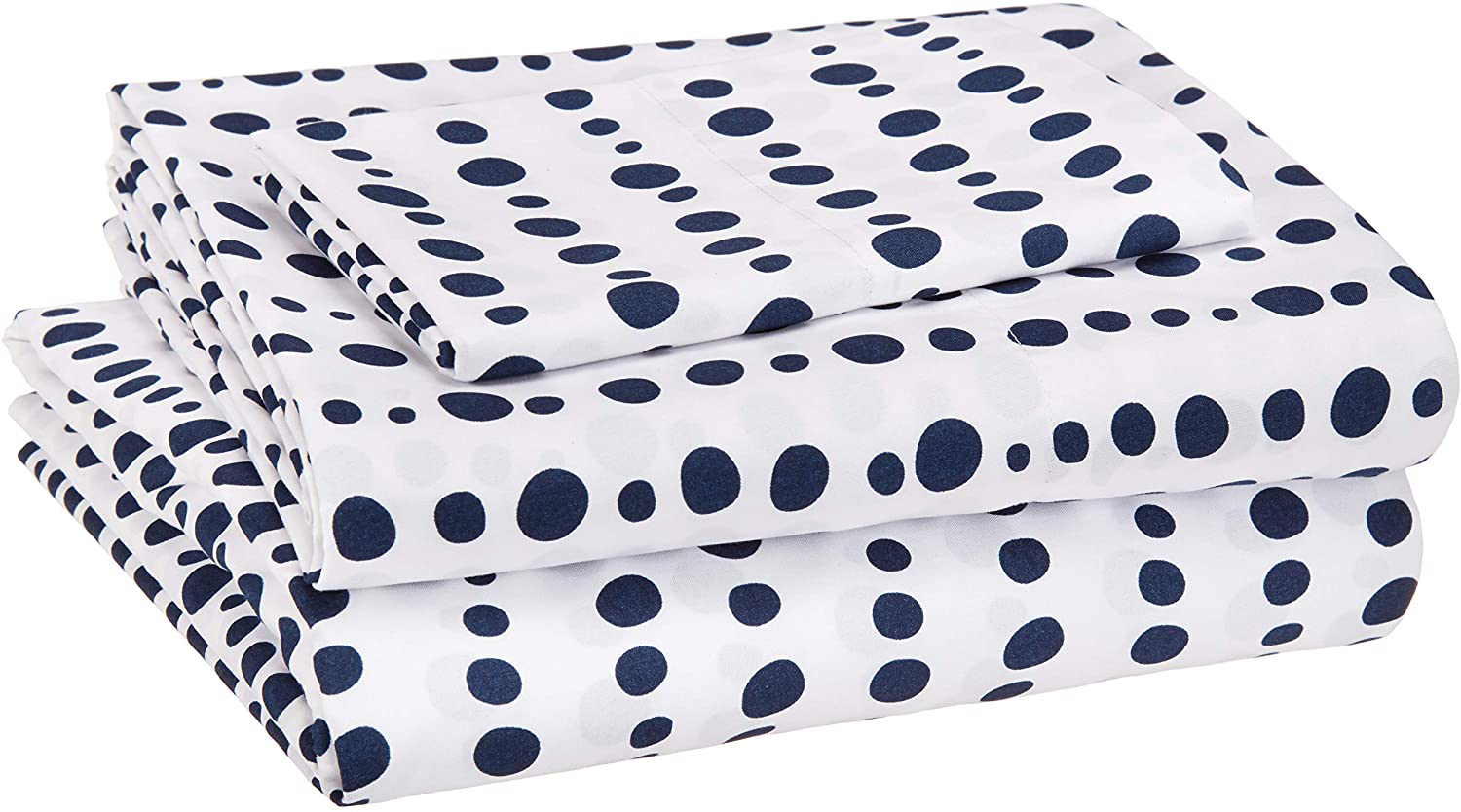 Amazon Basics Kid's Sheet Set - Soft, Easy-Wash Lightweight Microfiber - Twin, Azure Blue