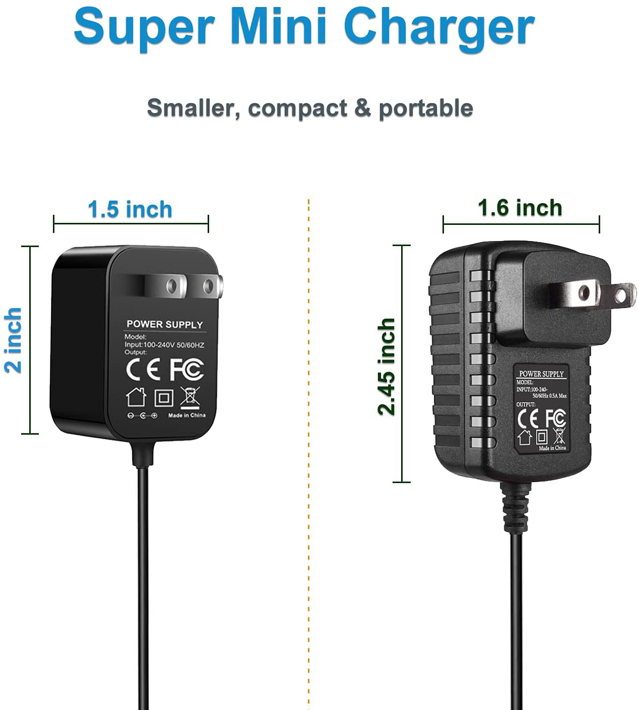 Charger for Wahl 9818L 9818 9888L 9854L 9876L Groomer Clipper S004mu0400090 9854-600 97581-405 9867-300 79600-2101 97581-1105 Replacement Wahl Shaver Trimmer Power Cord 4V Compatible 4.2V