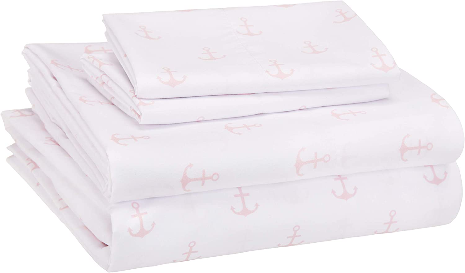 Amazon Basics Kid's Sheet Set - Soft, Easy-Wash Lightweight Microfiber - Twin, Azure Blue