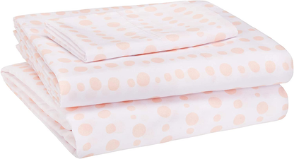 Amazon Basics Kid's Sheet Set - Soft, Easy-Wash Lightweight Microfiber - Twin, Azure Blue