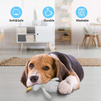 Pokeling Dog Toys, Dog Squeak Toys, Dog Toys Plush, Squeaky Dog Toys, Dog Stuffed Animals Toy, Interactive Toys for Chewers, Chewing and Durable Toys for Puppy Dogs and Medium Dogs, Dog Toy Unicorn