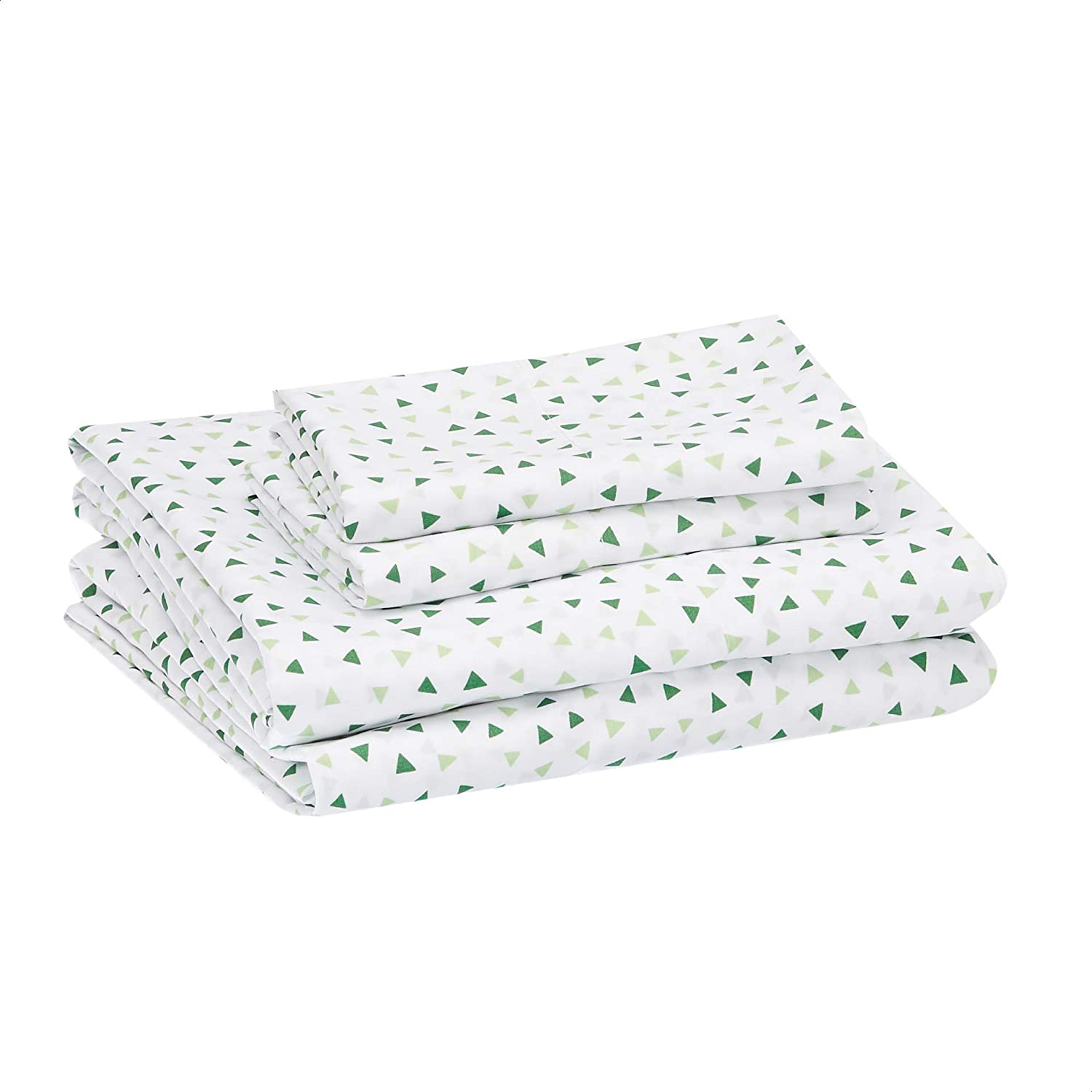 Amazon Basics Kid's Sheet Set - Soft, Easy-Wash Lightweight Microfiber - Twin, Azure Blue