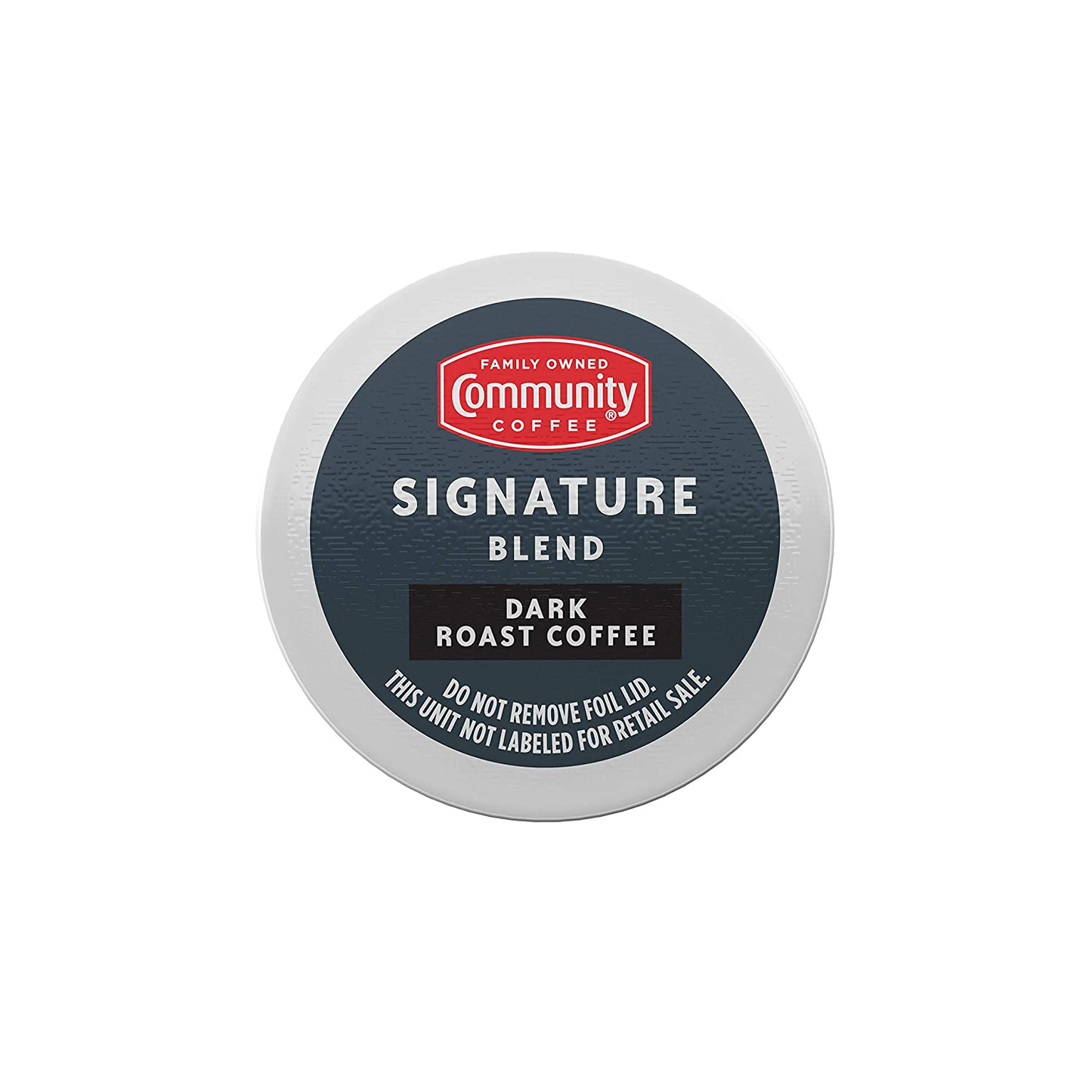 Community Coffee 2X Caffeine 60 Count Coffee Pods, Dark Roast , Compatible with Keurig 2.0 K-Cup Brewers, 10 Count (Pack of 6)