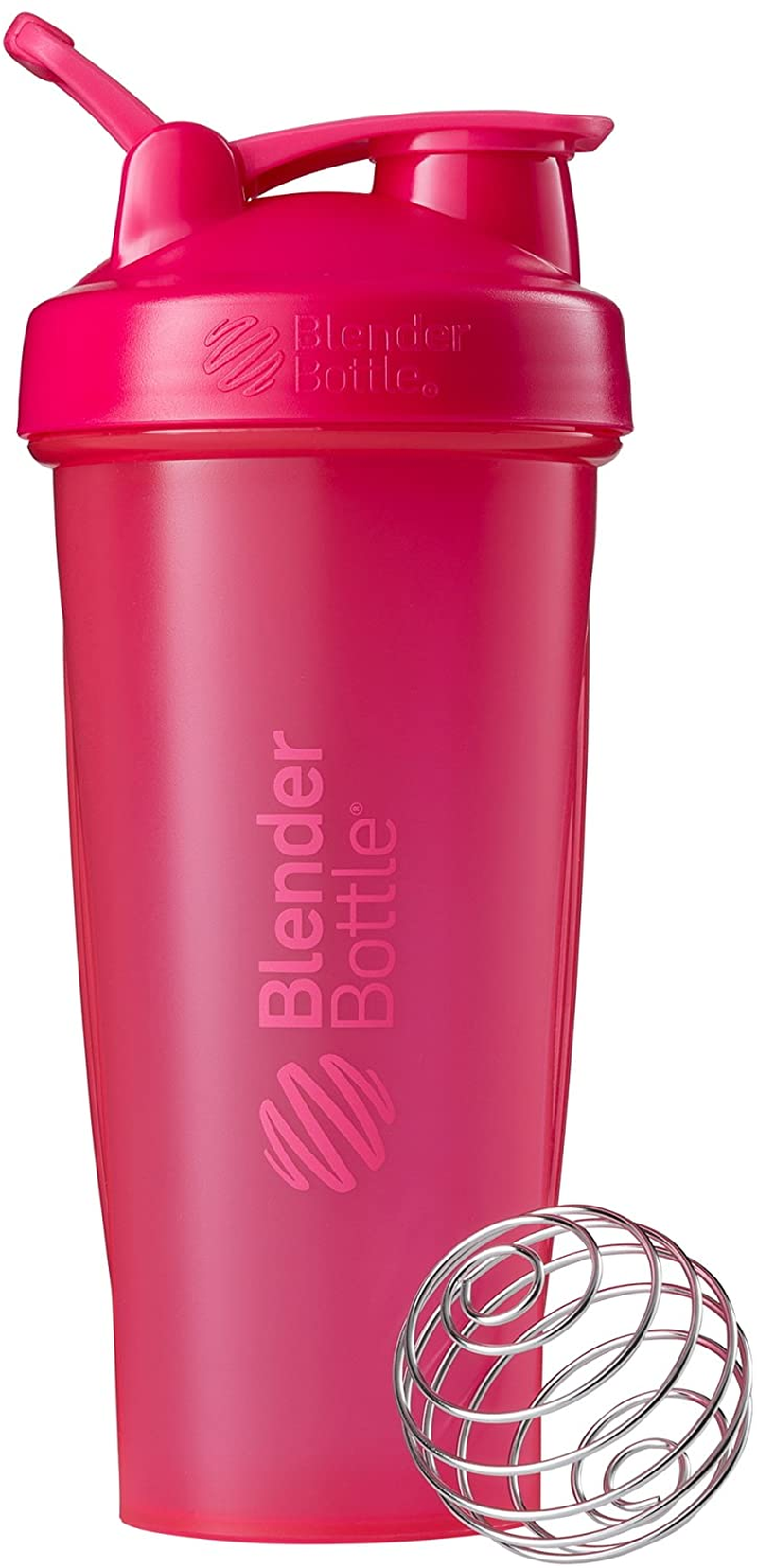 Blenderbottle Classic Shaker Bottle Perfect for Protein Shakes and Pre Workout, 28-Ounce, Coral
