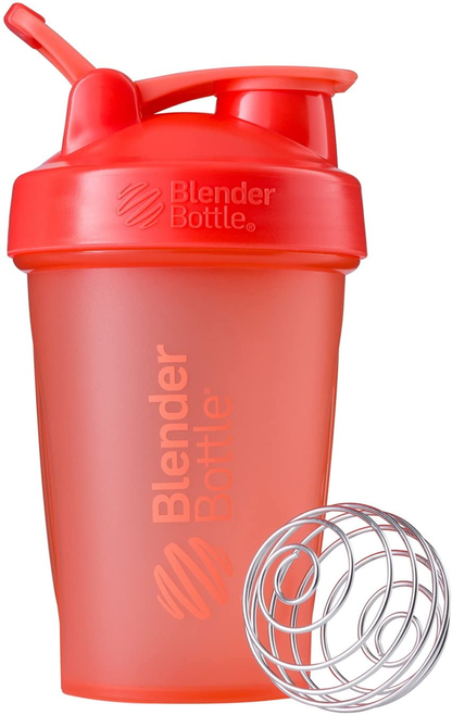 Blenderbottle Classic Shaker Bottle Perfect for Protein Shakes and Pre Workout, 28-Ounce, Coral