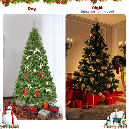 Unlit Hinged PVC Artificial Christmas Tree