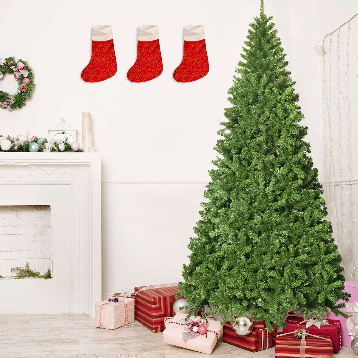 Unlit Hinged PVC Artificial Christmas Tree