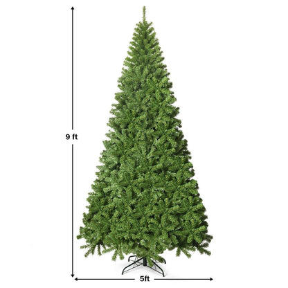 Unlit Hinged PVC Artificial Christmas Tree