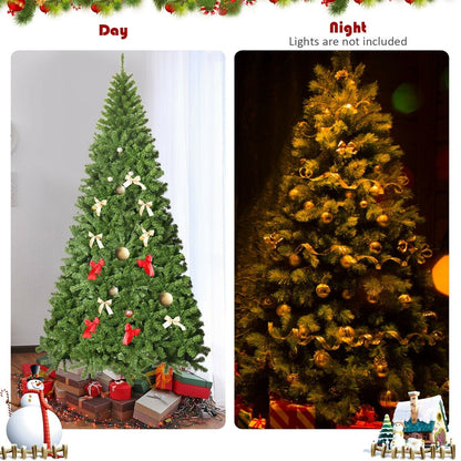Unlit Hinged PVC Artificial Christmas Tree