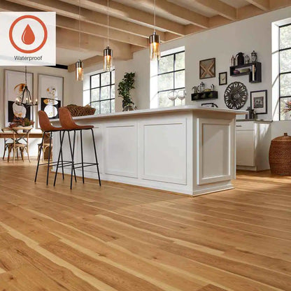 Outlast+ 6.14 In. W Arden Blonde Hickory Waterproof Laminate Wood Flooring 