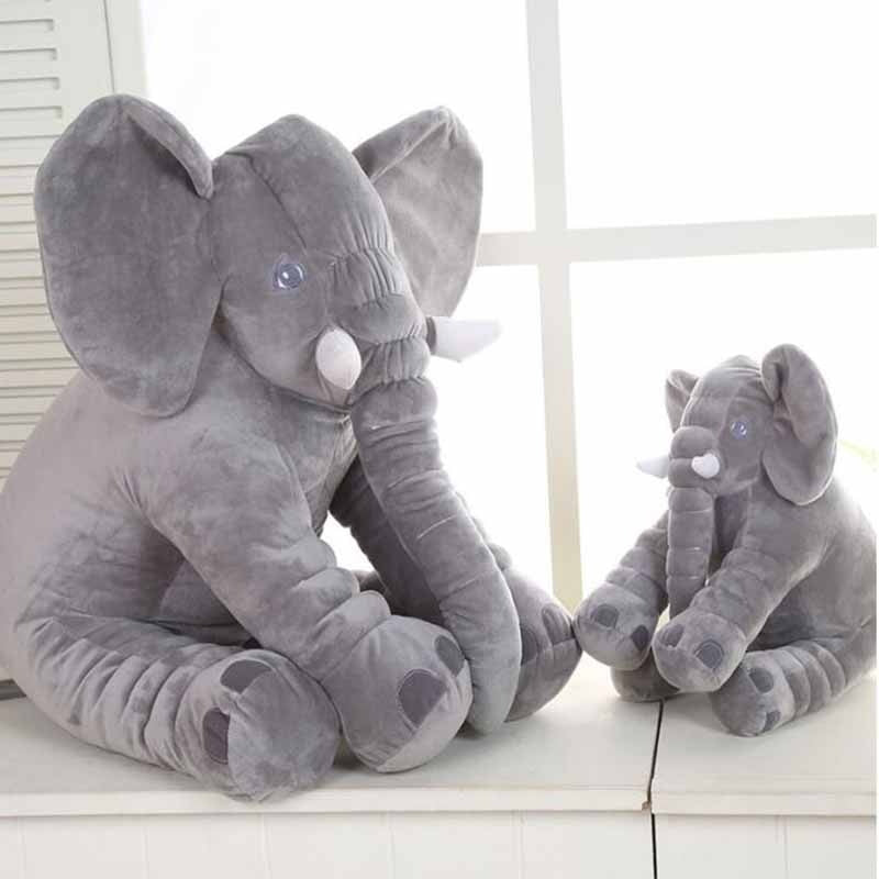 40/60CM Elephant Plush Pillow Infant Soft For Sleeping Stuffed Animals Plush Toys Baby 's Playmate gifts for Children