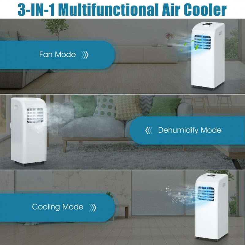 8,000 BTU Portable Air Conditioner with Dehumidifier Function