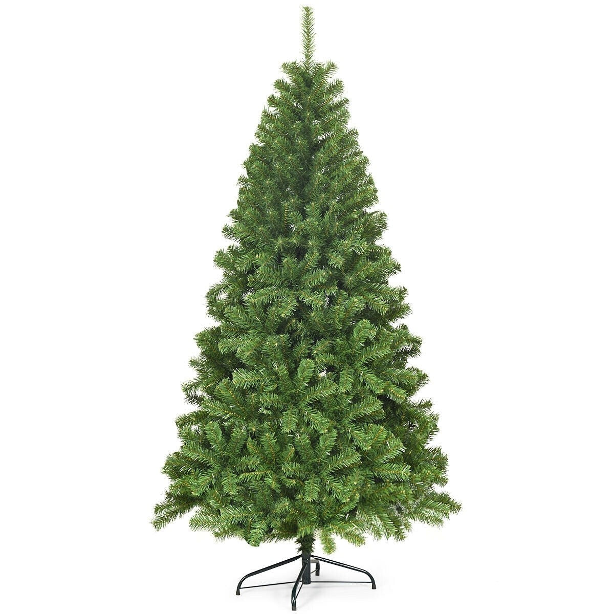 Unlit Hinged PVC Artificial Christmas Tree