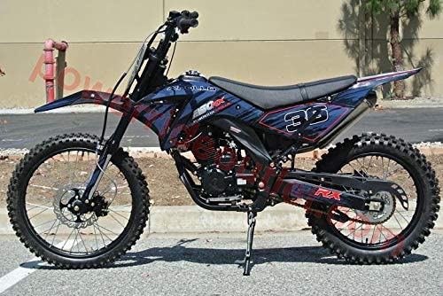 SMART DEALSNOW Brings BRAND NEW APOLLO Dirt Bike 250cc AGB-36 APOLLO with Standard Manual Clutch - MIDNIGHT BLACK Color