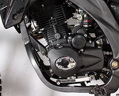 SMART DEALSNOW Brings BRAND NEW APOLLO Dirt Bike 250cc AGB-36 APOLLO with Standard Manual Clutch - MIDNIGHT BLACK Color