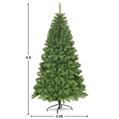 Unlit Hinged PVC Artificial Christmas Tree