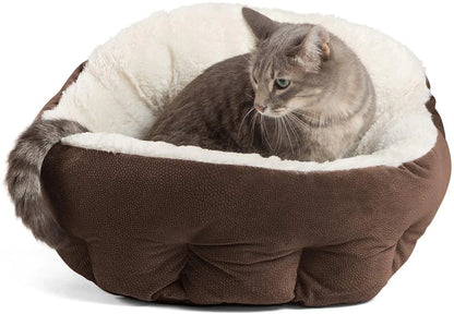 Best Friends by Sheri Orthocomfort Deep Dish Cuddler (20X20X12) - Self-Warming Cat and Dog Bed