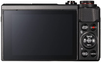 Canon PowerShot Digital Camera [G7 X Mark II] with Wi-Fi & NFC, LCD Screen, and 1-inch Sensor - Black, 100 - 1066C001