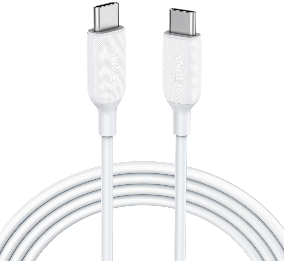 USB C to USB C Cable 100W, Anker Powerline III Type C Fast Charging Cable 2.0, PD Charging for Apple MacBook Pro 2020, iPad Pro 2020, Galaxy S10 Plus S9 S8 Plus, Pixel, Switch, LG V20, and More