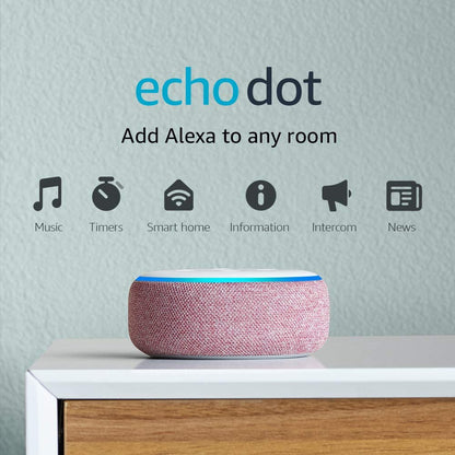 Echo Dot (3rd Gen) - Smart speaker with Alexa - Charcoal