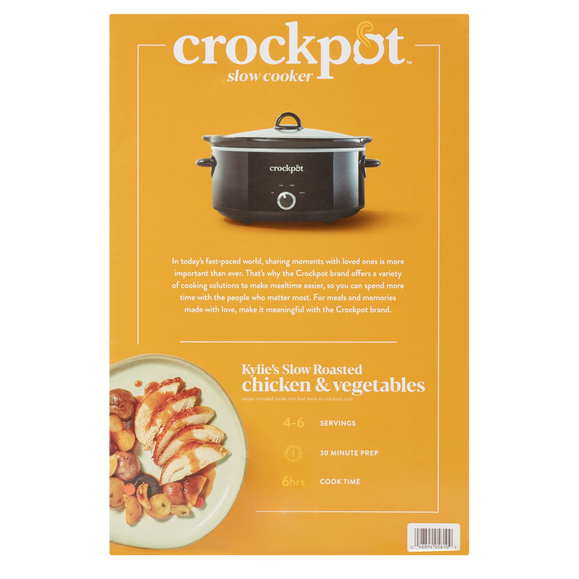 Crock-Pot 7 Quart Manual Slow Cooker, Black