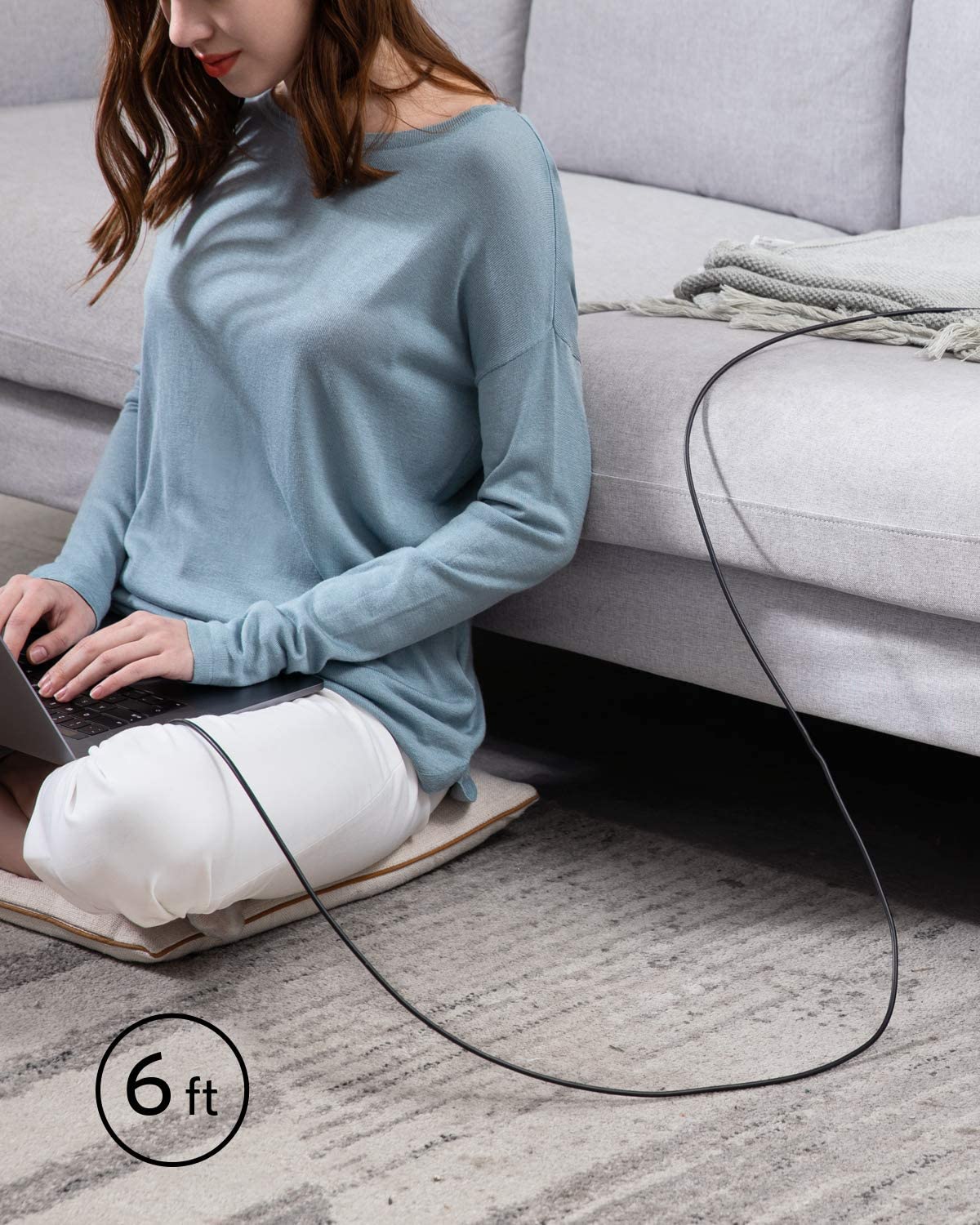 USB C to USB C Cable 100W, Anker Powerline III Type C Fast Charging Cable 2.0, PD Charging for Apple MacBook Pro 2020, iPad Pro 2020, Galaxy S10 Plus S9 S8 Plus, Pixel, Switch, LG V20, and More
