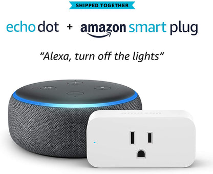 Echo Dot (3rd Gen) - Smart speaker with Alexa - Charcoal
