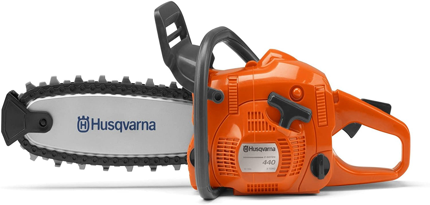 Husqvarna 522771104 Kids Plastic Toy Chainsaw, Orange