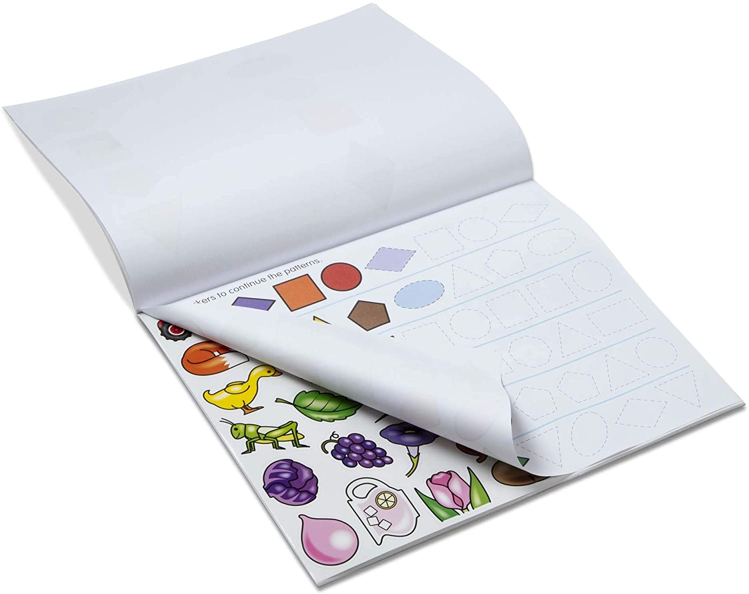Melissa & Doug Colors and Shapes Coloring and Sticker Activity Pad