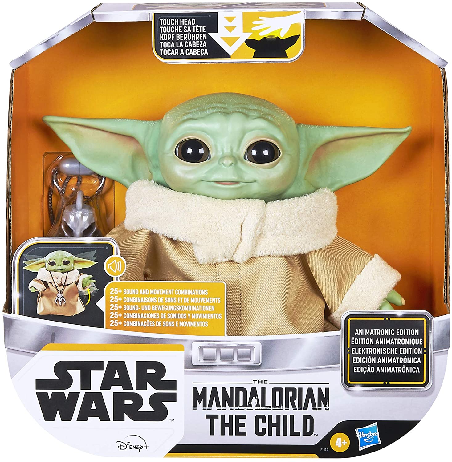 Star Wars The Child Animatronic Edition “AKA Baby Yoda” with Over 25 Sound and Motion Combinations, The Mandalorian Toy for Kids Ages 4 and Up