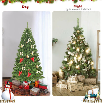 Unlit Hinged PVC Artificial Christmas Tree
