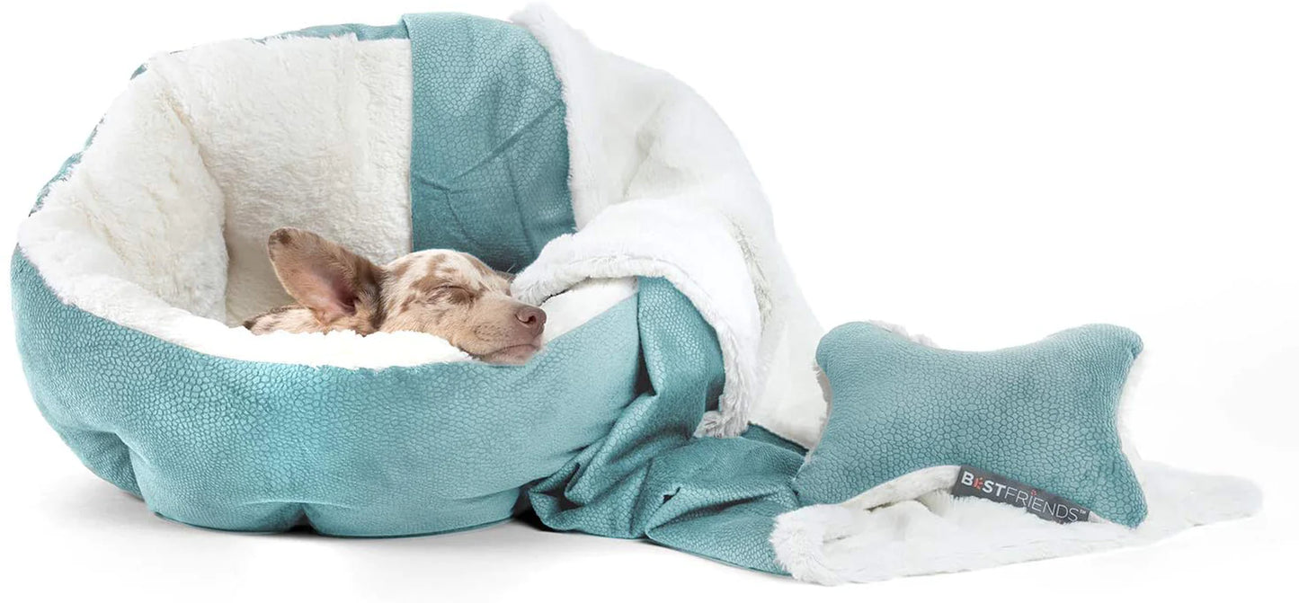 Best Friends by Sheri Orthocomfort Deep Dish Cuddler (20X20X12) - Self-Warming Cat and Dog Bed