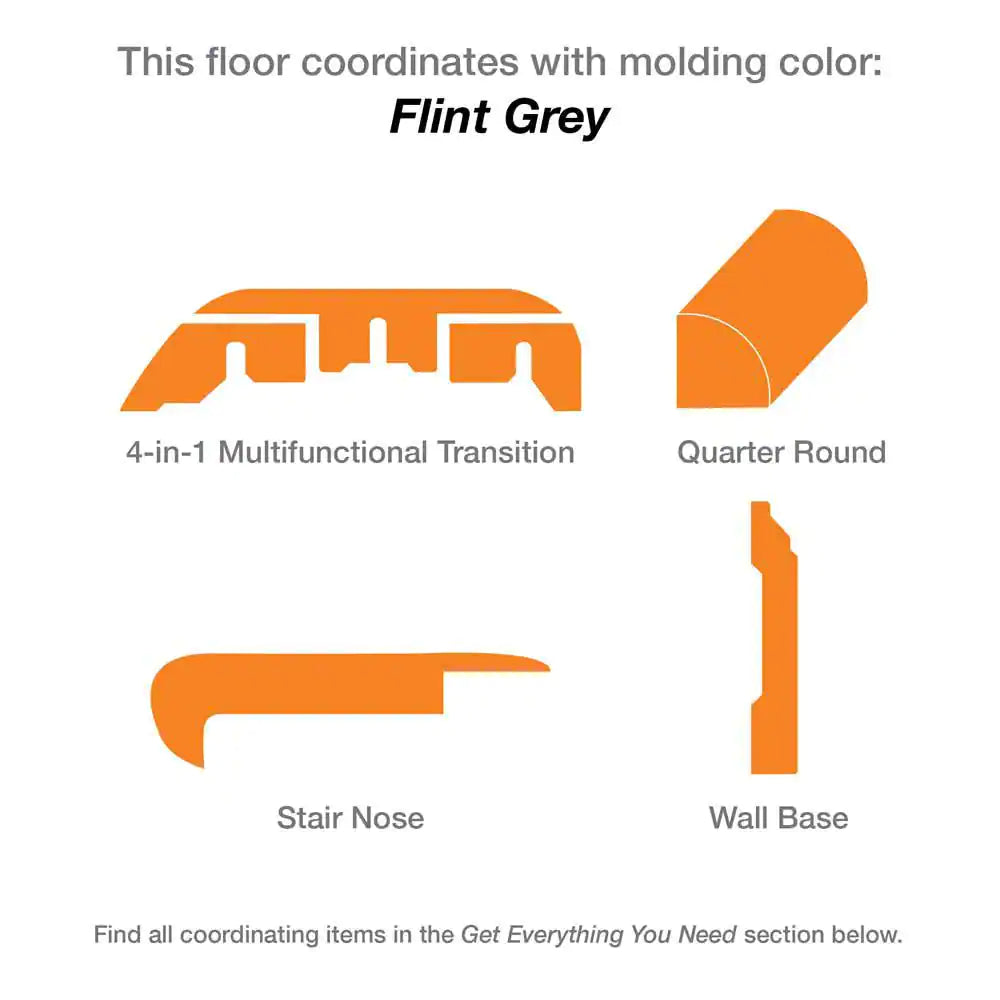 Outlast+ 7.48 In. W Grey Optimus Pine Waterproof Laminate Wood Flooring (19.63 Sq. Ft./Case)
