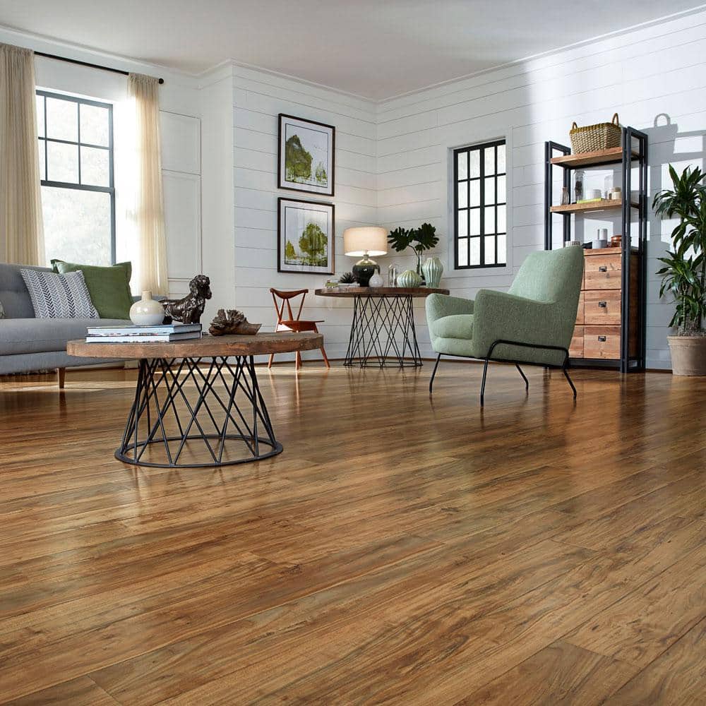 Outlast+ 5.23 In. W Applewood Waterproof Laminate Wood Flooring (13.74 Sq. Ft./Case)