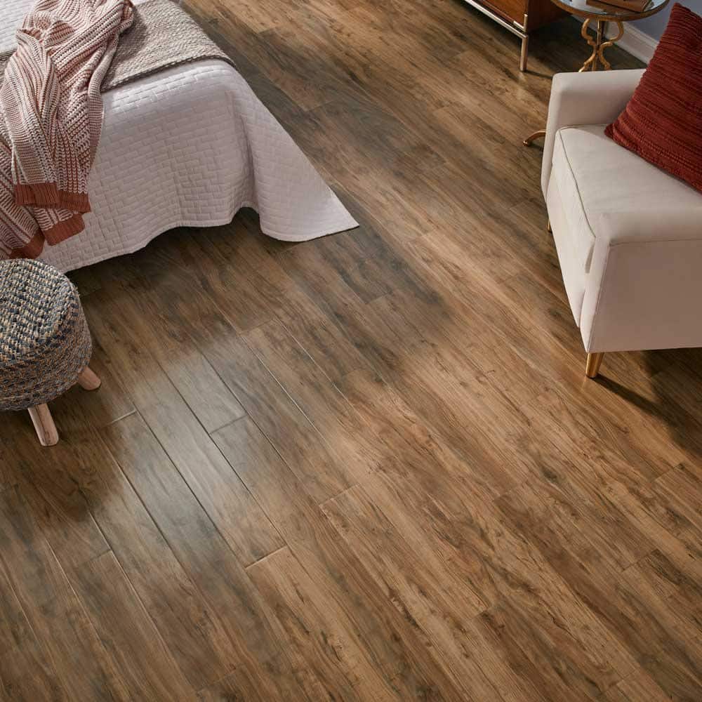 Outlast+ 5.23 In. W Applewood Waterproof Laminate Wood Flooring (13.74 Sq. Ft./Case)