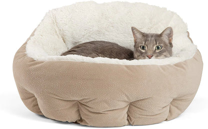 Best Friends by Sheri Orthocomfort Deep Dish Cuddler (20X20X12) - Self-Warming Cat and Dog Bed