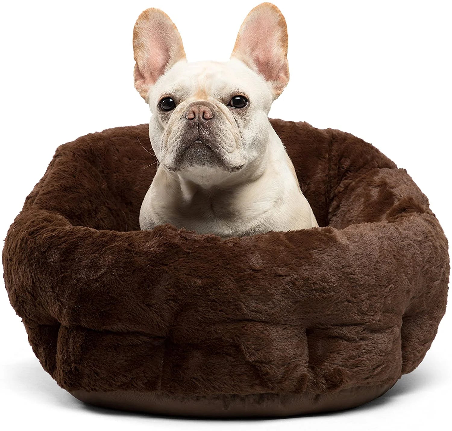 Best Friends by Sheri Orthocomfort Deep Dish Cuddler (20X20X12) - Self-Warming Cat and Dog Bed