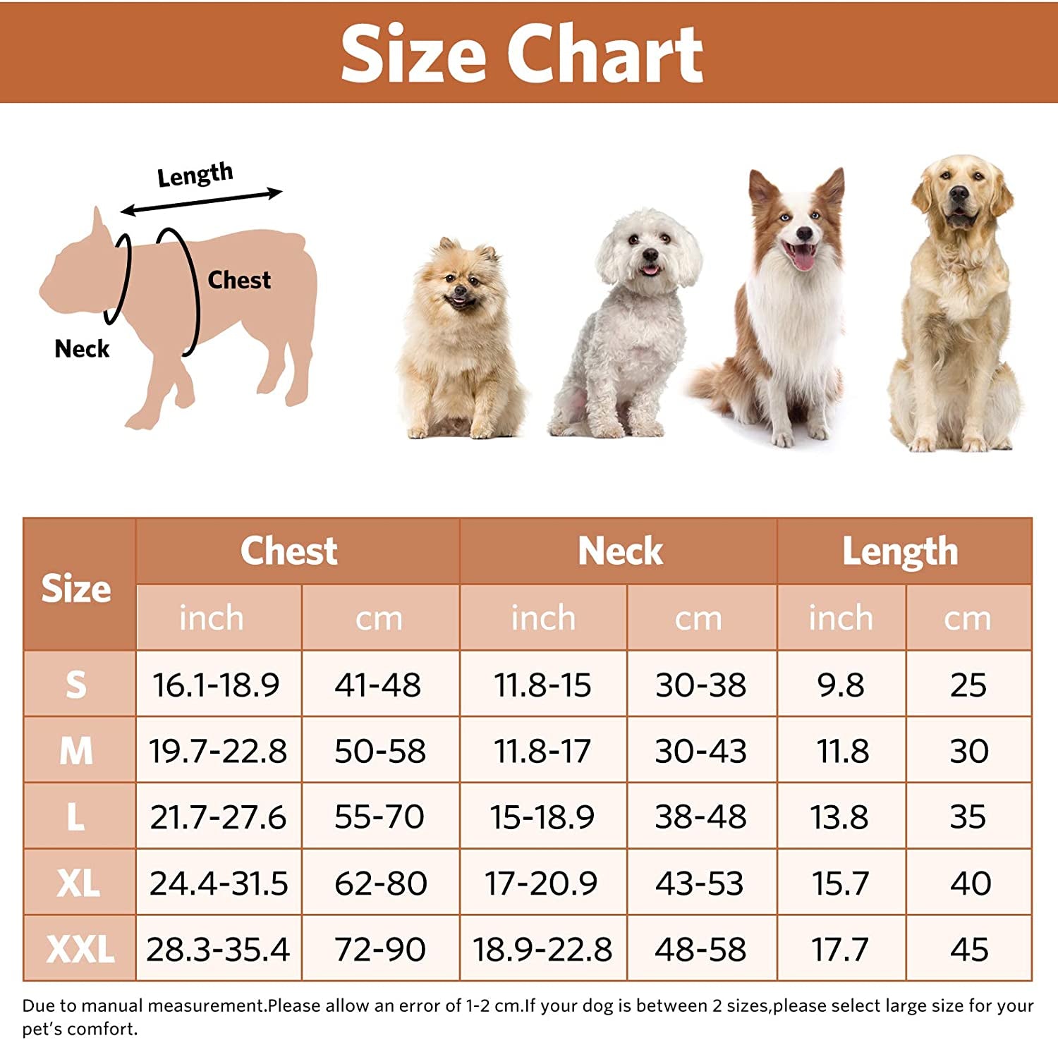 Dog Life Jacket Swimming Vest, Adjustable Dog Flotation Vest High Reflective Pet Life Preserver with Rescue Handle for Small Medium Large Dogs (Medium, Orange)