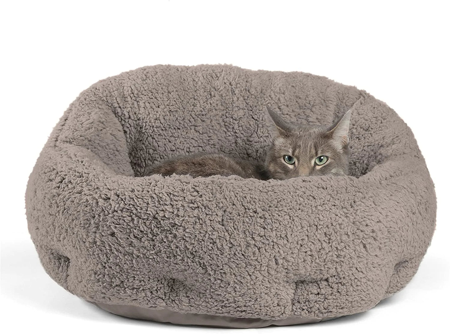Best Friends by Sheri Orthocomfort Deep Dish Cuddler (20X20X12) - Self-Warming Cat and Dog Bed